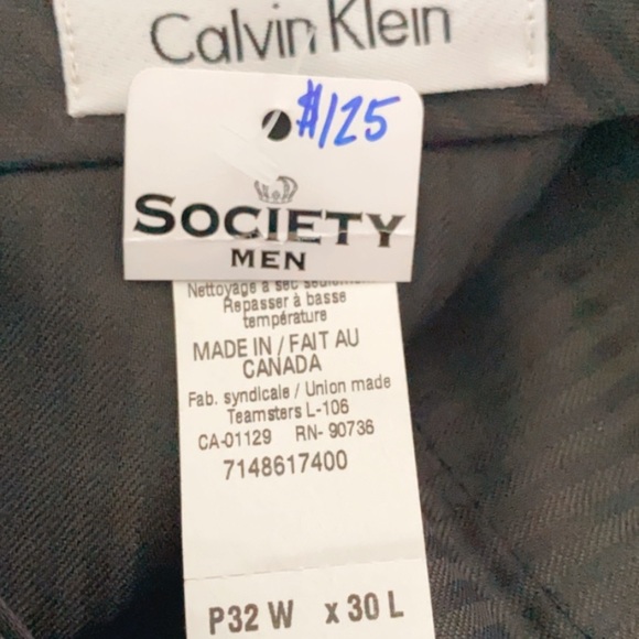 18 Calvin Klein Men’s Black Wool trousers - Picture 7 of 9
